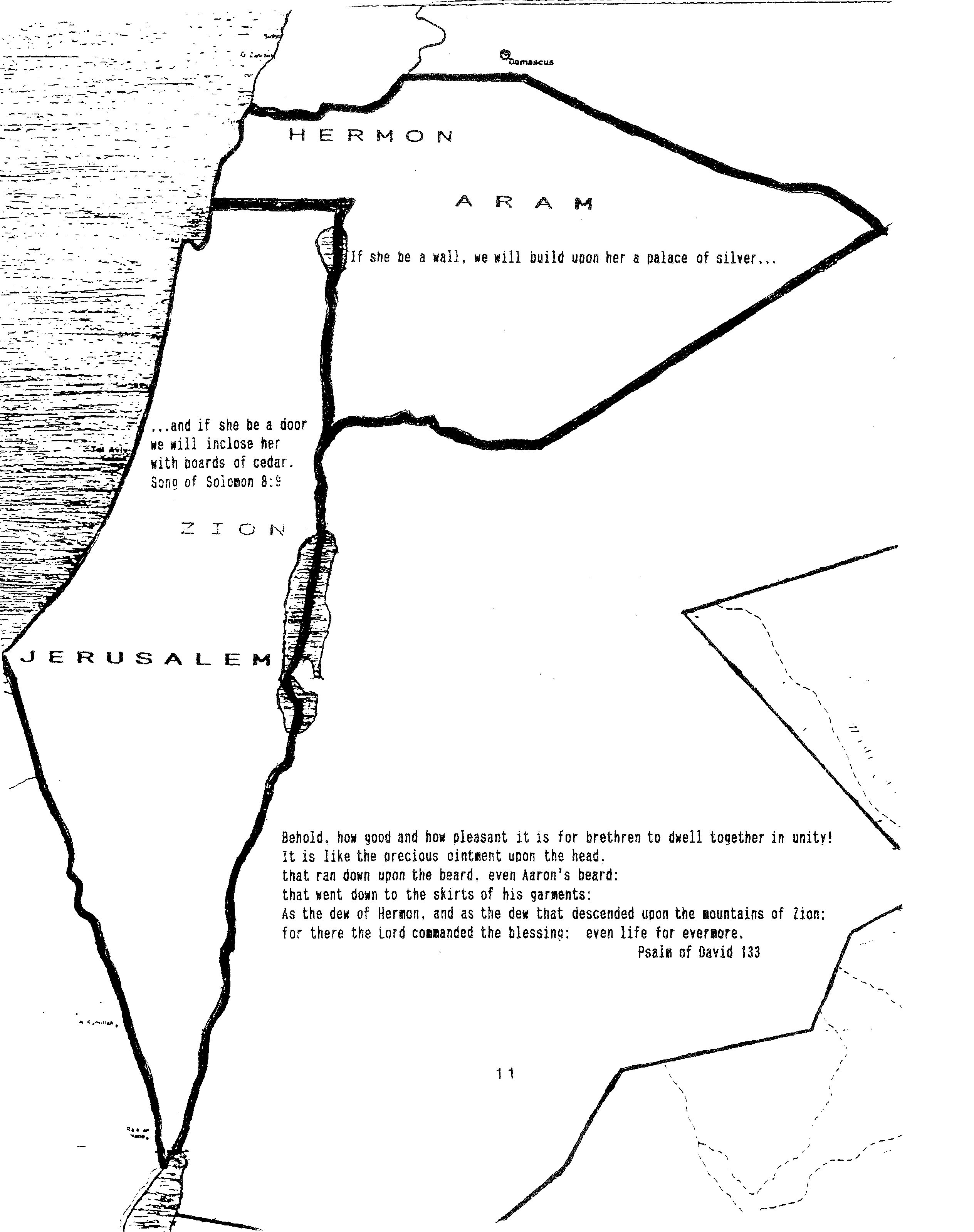 Proposed States of Jerusalem & Aram